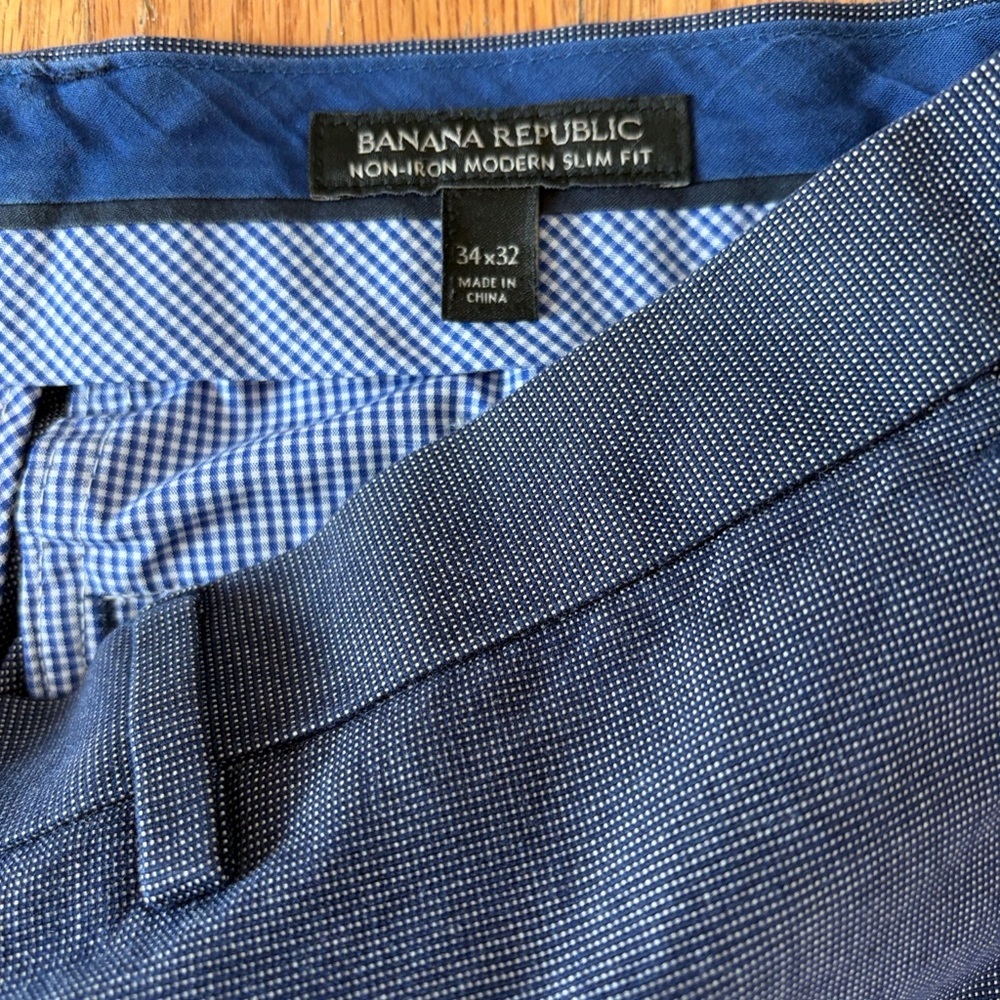 Banana Republic Navy Chinos - Picture 2 of 5